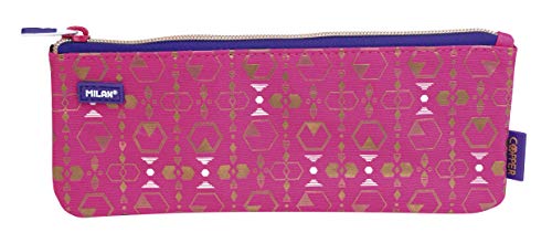 Kleiner Federmäppchen, flach, Copper III, Rosa von MILAN