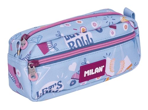 MILAN® Federmäppchen, rechteckig, mit 2 Reißverschlüssen, spezielle Serie Roller 2 von MILAN
