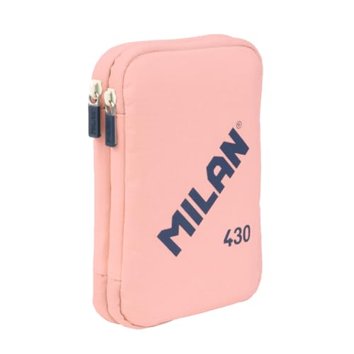 MILAN® Federmäppchen 2 Etagen mit Inhalt MILAN 430 since 1918, rosa von MILAN