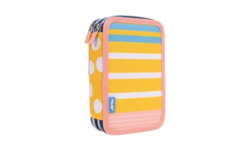 MILAN® Federmäppchen mit 2 Etagen, Serie Swims 2, rosa und gelb von MILAN