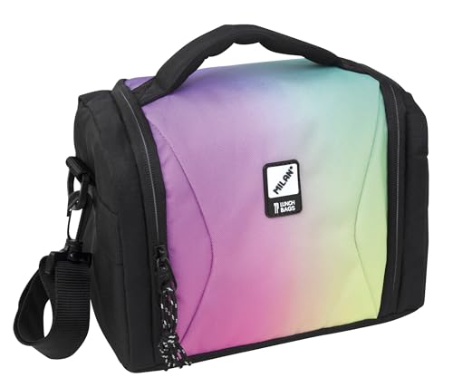 MILAN 64254 Thermo-Tasche für Lebensmittel, großes Fassungsvermögen, 5 l, Serie Sunset, Schwarz, mehrfarbig MILAN 64254 Thermo-Tasche für Lebensmittel, großes Fassungsvermögen, 5 l, Serie Sunset, Schwarz, mehrfarbig von MILAN