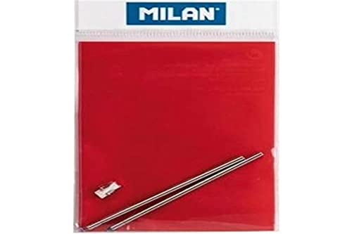 Mil-Blei Kugelschreiberminen 1772601/2 Stück/blau/rot von Milan