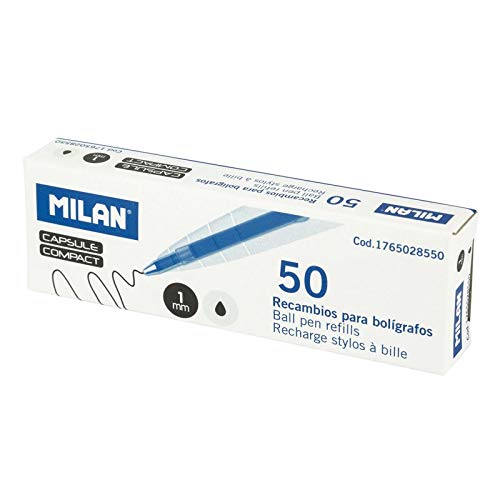 Milan Box 50 Ersatzminen CAPSULE und COMPACT schwarz von Milan