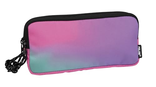 Milan Federmäppchen mit 3 Reißverschlüssen, Sunset, Pink® von MILAN
