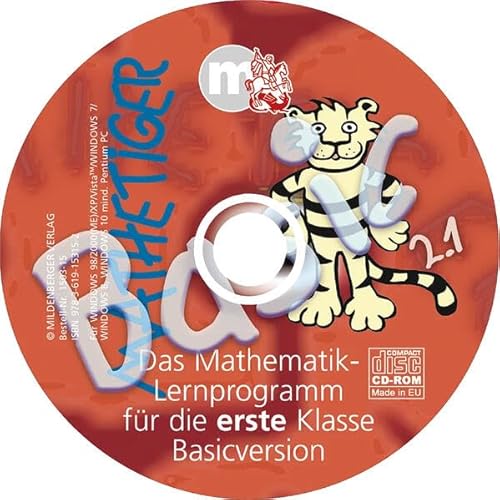 Mathetiger Basic 1 Version 2.1. CD-ROM. Bayern von Mildenberger Verlag