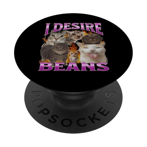 Beans Funny Cat Meme Bootleg Grafik PopSockets Klebender PopGrip Beans Funny Cat Meme Bootleg Grafik PopSockets Klebender PopGrip von MildlyPerturbed