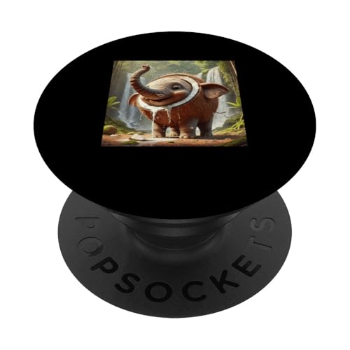Cocofanto Elefanto Lustige italienische Brainrot-Meme-Grafik PopSockets Klebender PopGrip von MildlyPerturbed