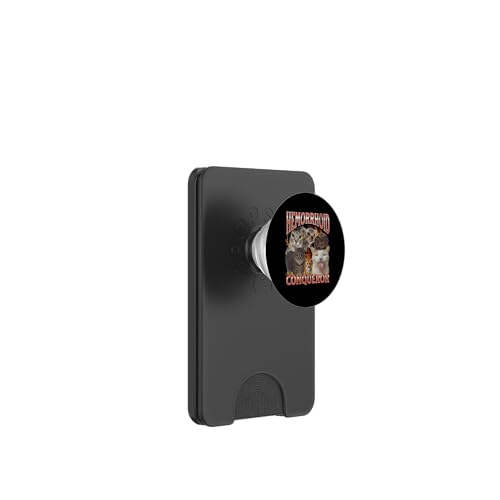 Hemorrhoid Conqueror Lustige Katze Meme Bootleg Grafik PopSockets PopWallet für MagSafe Hemorrhoid Conqueror Lustige Katze Meme Bootleg Grafik PopSockets PopWallet für MagSafe von MildlyPerturbed