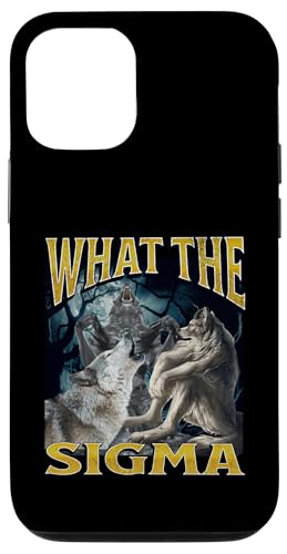 Hülle für iPhone 12/12 Pro What The Sigma Funny Cringe Werwolf Wolf Meme Bootleg von MildlyPerturbed