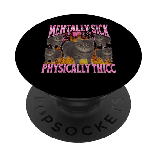 Körperlich dicke lustige Oia Oia Cat Meme-Bootleg-Grafik PopSockets Klebender PopGrip Körperlich dicke lustige Oia Oia Cat Meme-Bootleg-Grafik PopSockets Klebender PopGrip von MildlyPerturbed