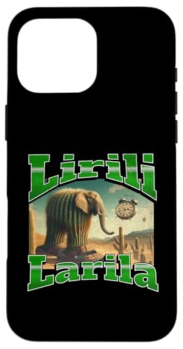 Lirili Larila Lustiges italienisches Gehirnrot-Meme-Grafik Hülle für iPhone 16 Pro Max Lirili Larila Lustiges italienisches Gehirnrot-Meme-Grafik Hülle für iPhone 16 Pro Max von MildlyPerturbed
