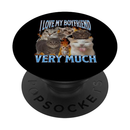 My Boyfriend Lustige Katze Meme Bootleg Grafik PopSockets Klebender PopGrip My Boyfriend Lustige Katze Meme Bootleg Grafik PopSockets Klebender PopGrip von MildlyPerturbed