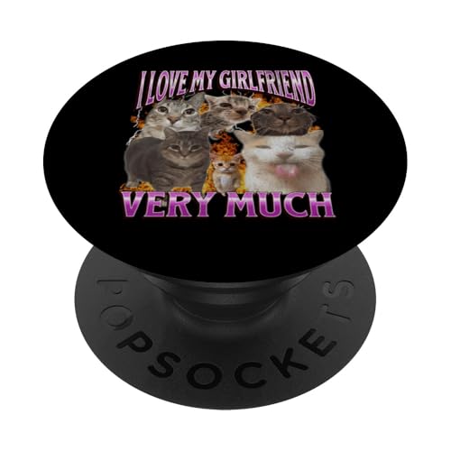 My Girlfriend Lustige Katze Meme Bootleg Grafik PopSockets Klebender PopGrip My Girlfriend Lustige Katze Meme Bootleg Grafik PopSockets Klebender PopGrip von MildlyPerturbed