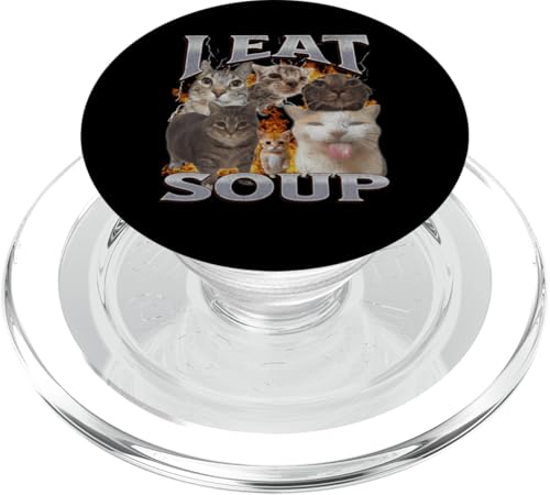 Soup Funny Cat Meme Bootleg Grafik PopSockets PopGrip für MagSafe Soup Funny Cat Meme Bootleg Grafik PopSockets PopGrip für MagSafe von MildlyPerturbed