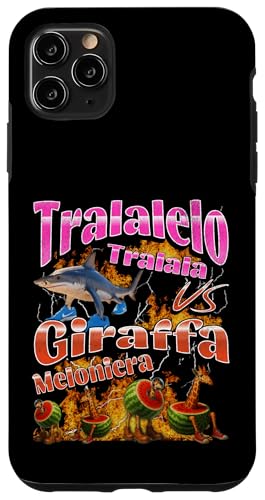 Tralalelo VS Giraffa Lustige italienische Brainrot-Meme-Grafik Hülle für iPhone 11 Pro Max Tralalelo VS Giraffa Lustige italienische Brainrot-Meme-Grafik Hülle für iPhone 11 Pro Max von MildlyPerturbed