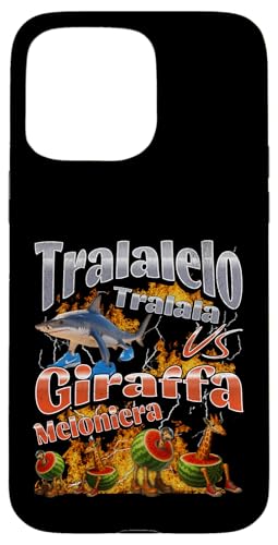 Tralalelo VS Giraffa Lustige italienische Brainrot-Meme-Grafik Hülle für iPhone 15 Pro Max von MildlyPerturbed