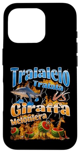 Tralalelo VS Giraffa Lustige italienische Brainrot-Meme-Grafik Hülle für iPhone 16 Pro Tralalelo VS Giraffa Lustige italienische Brainrot-Meme-Grafik Hülle für iPhone 16 Pro von MildlyPerturbed