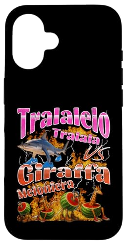 Tralalelo VS Giraffa Lustige italienische Brainrot-Meme-Grafik Hülle für iPhone 16 Tralalelo VS Giraffa Lustige italienische Brainrot-Meme-Grafik Hülle für iPhone 16 von MildlyPerturbed