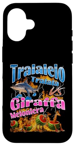 Tralalelo VS Giraffa Lustige italienische Brainrot-Meme-Grafik Hülle für iPhone 16 Tralalelo VS Giraffa Lustige italienische Brainrot-Meme-Grafik Hülle für iPhone 16 von MildlyPerturbed