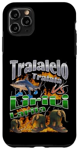 Tralalelo VS Lirili Lustige italienische Brainrot Meme Grafik Hülle für iPhone 11 Pro Max Tralalelo VS Lirili Lustige italienische Brainrot Meme Grafik Hülle für iPhone 11 Pro Max von MildlyPerturbed