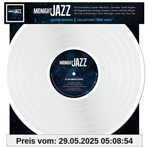 Midnight Jazz - Limitiert - 180gr. weiß [ Limited Edition / colored Vinyl / 180g Vinyl] [Vinyl LP] von Miles Davis