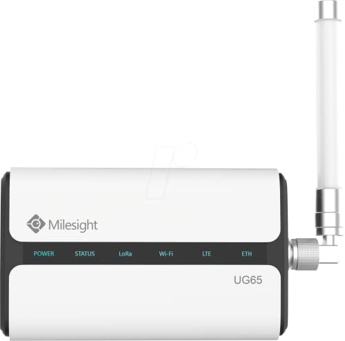 Milesight UG65-868M-EA LoRaWAN Gateway, Grau, IP65, 868MHz von Milesight