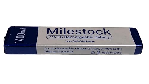 Milestock Akku für Sony NC-5WM NC-6WM NH-9WM NH-10WM NH-14WM 1-528-231-11 WM-701C WM-EX921 D-E888 D-E900 D-E905 D-E990 D-E999 WM-RX707 -F100 WM-FX675 Walkman Player Gumstick von Milestock
