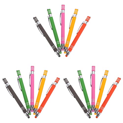 3 Sets 2-in-1 Kapazitive Stifte Touchscreen Stylus Stift Kugelschreiber Multifunktionaler Schreibstift Für Tablets Smartphones 5 Stück * 3 3 Sets 2-in-1 Kapazitive Stifte Touchscreen Stylus Stift Kugelschreiber Multifunktionaler Schreibstift Für Tablets Smartphones 5 Stück * 3 von Milisten