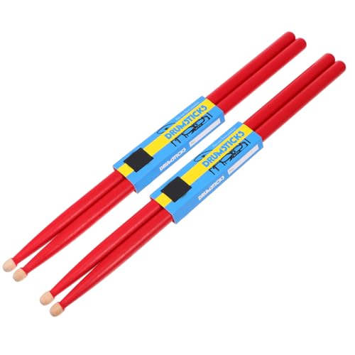 MILISTEN 2 Pairs Red Maple Percussion Drum Sticks Maple Holz Drumsticks Nicht Slip Trommel Sticks Holz Spitze Maplewood Drumstick für Kinder Studenten Und Erwachsene MILISTEN 2 Pairs Red Maple Percussion Drum Sticks Maple Holz Drumsticks Nicht Slip Trommel Sticks Holz Spitze Maplewood Drumstick für Kinder Studenten Und Erwachsene von Milisten