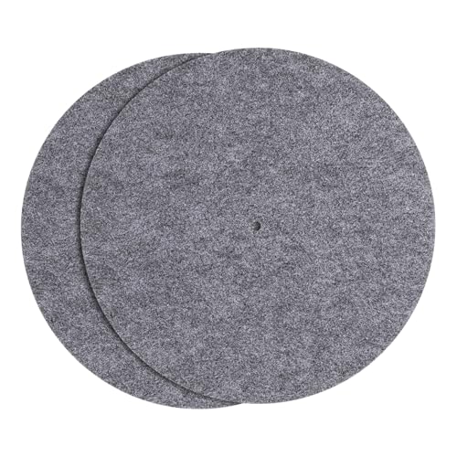 MILISTEN 2 Stück Rekordmatte Platte für Plattenspieler Plattenspielermatte für Schallplatten Filzflötenmatte drehteller Schutzmatte aufzeichnen Kissen für Schallplatten Slipmat gefühlt Grau MILISTEN 2 Stück Rekordmatte Platte für Plattenspieler Plattenspielermatte für Schallplatten Filzflötenmatte drehteller Schutzmatte aufzeichnen Kissen für Schallplatten Slipmat gefühlt Grau von Milisten