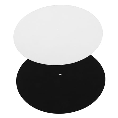 MILISTEN 2 Stück Schallplattenmatte aus Vinyl rutschfeste Filzmatte Rutschmatte für Plattenspieler Plattenspieler-Pads plattenspieler aufzeichnungsblock Plattenspielermatte Filz gefühlt MILISTEN 2 Stück Schallplattenmatte aus Vinyl rutschfeste Filzmatte Rutschmatte für Plattenspieler Plattenspieler-Pads plattenspieler aufzeichnungsblock Plattenspielermatte Filz gefühlt von Milisten