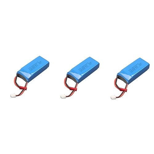 MILISTEN 3 Stück Lipo Batterie für Tarantula Quadrocopter Hochleistungsakku Sicher und Einfach zu Verwenden Ersatz für Verlängerte Flugzeiten von Milisten