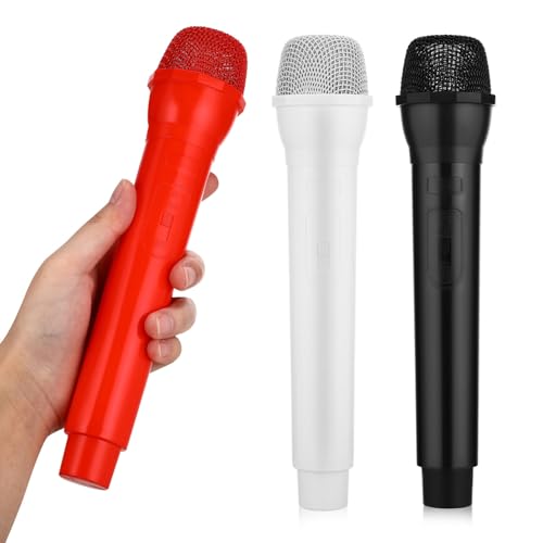 MILISTEN 3 Stück Mikrofon-Requisiten Für Karaoke Mikrofon-kostüm-Requisite Mini Singen Schienbein -mikrofonstütze Mikrofon Prop-mikrofon Mikrofon-stütze Plastik MILISTEN 3 Stück Mikrofon-Requisiten Für Karaoke Mikrofon-kostüm-Requisite Mini Singen Schienbein -mikrofonstütze Mikrofon Prop-mikrofon Mikrofon-stütze Plastik von Milisten