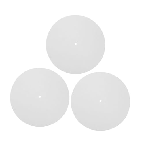 MILISTEN 3 Stücke Plattenspieler Slipmat Filzmatte Plattenspieler Pad Schallplatte Plattenspieler Zubehör Für Musikinstrumente Phonographen von Milisten