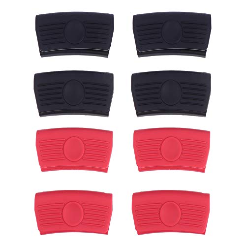 MILISTEN 4 Paar Topf-ohrclips Aus Silikon Bratpfannen Ärmel Wärmeisolierter Topflappen Topfhitzebeständige Unterlage Milchtopf Ärmel Topfgriffe Aus Silikon Wärmekissen Isolierung Kieselgel MILISTEN 4 Paar Topf-ohrclips Aus Silikon Bratpfannen Ärmel Wärmeisolierter Topflappen Topfhitzebeständige Unterlage Milchtopf Ärmel Topfgriffe Aus Silikon Wärmekissen Isolierung Kieselgel von Milisten