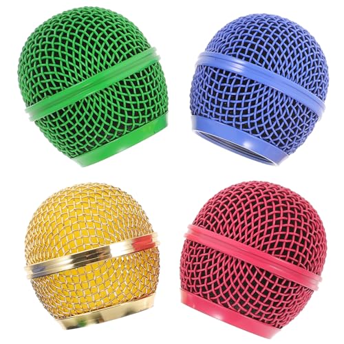 MILISTEN 4 Stück Mikrofon-mesh-kopf Mesh-grill Mikrofonkopf Mikrofon-kugelkopf-netz Mikrofongitter Ersatz Mikrofonnetzabdeckung Kopfmikrofon Schützend Vokal Mikrofonabdeckungen Metall MILISTEN 4 Stück Mikrofon-mesh-kopf Mesh-grill Mikrofonkopf Mikrofon-kugelkopf-netz Mikrofongitter Ersatz Mikrofonnetzabdeckung Kopfmikrofon Schützend Vokal Mikrofonabdeckungen Metall von Milisten
