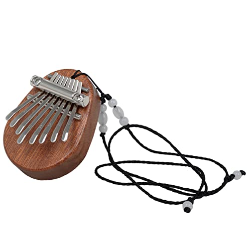 MILISTEN Daumen Kalimba-fingerklavier Handgemachtes Fingerklavier Tragbares Fingerklavier Mini-kalimba Afrikanischer Stimmhammer Foto-requisite Mahagoni Kind Weihnachten Geburtstagsgeschenk von Milisten