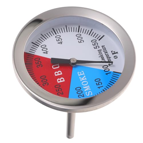 MILISTEN Thermometer Kochen Fleisch Sofort Lesen Temperatursonde Grillen Küchengebrauch Temperaturanzeige Aus Edelstahl Backtemperaturanzeige Für Den Haushalt Außengrill Räuchertemp Glas von Milisten