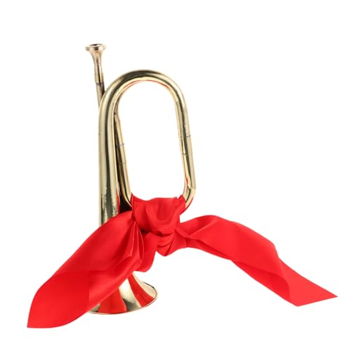 Milisten 1 Satz Lade Trompete auf Orchesterhorntrompete Musiker Orchester Blechbläser Trompete Bandhorntrompete Teil Signalhorn für Blaskapelle Mund Instrument Musical lernen Messing Golden von Milisten