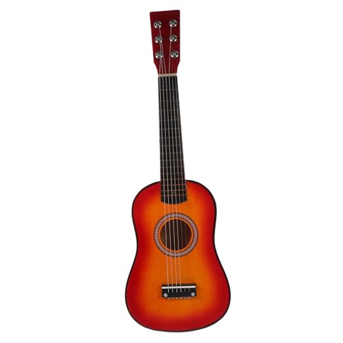 Milisten 1 Stück 21 üben Gitarre Anfänger Kleinkindgitarre Gitarre akustisch kleine Gitarre Musikinstrument Volksgitarrenspielzeug Holz Light Brown Milisten 1 Stück 21 üben Gitarre Anfänger Kleinkindgitarre Gitarre akustisch kleine Gitarre Musikinstrument Volksgitarrenspielzeug Holz Light Brown von Milisten