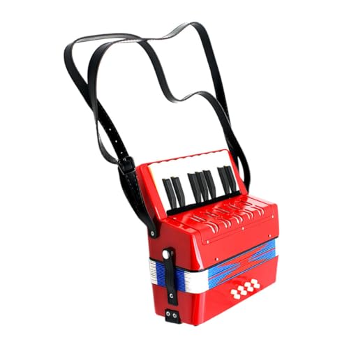 Milisten 1 Stück Akkordeon Anfänger Akkordeon einführende Musikinstrumente Musikspielzeug Musikinstrumente für entzückendes Akkordeon Bildungsspielzeug Plastik rot Milisten 1 Stück Akkordeon Anfänger Akkordeon einführende Musikinstrumente Musikspielzeug Musikinstrumente für entzückendes Akkordeon Bildungsspielzeug Plastik rot von Milisten