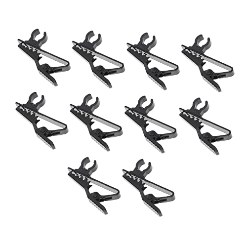Milisten 10Stücke Mikrofon Clips Einstellbare Mikrofon Halterung Für Lavalier Mikrofone Zubehör Für Konferenzen Bühnenaufführungen Und Partys Robuste Und Langlebige von Milisten