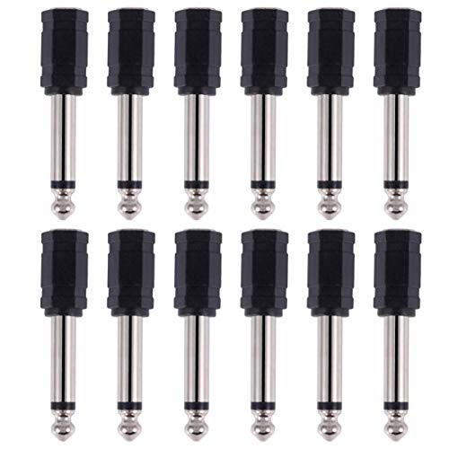 Milisten Starker Störungssicherer Audioanschluss 12 Stück 6 35 Mm Auf 3 5 Mm Adapter Für Mixer Und Klavier Milisten Starker Störungssicherer Audioanschluss 12 Stück 6 35 Mm Auf 3 5 Mm Adapter Für Mixer Und Klavier von Milisten