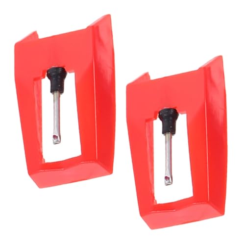 Milisten 2 Stück Nadel eines Schallplattenspielers Schallplattennadel Stile für Plattenspieler Nadelnadel für Plattenspieler Ersatznadel für Plattenspieler Aluminium rot Milisten 2 Stück Nadel eines Schallplattenspielers Schallplattennadel Stile für Plattenspieler Nadelnadel für Plattenspieler Ersatznadel für Plattenspieler Aluminium rot von Milisten
