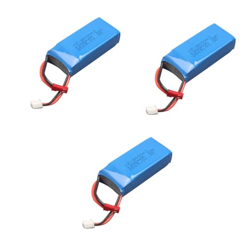Milisten 3 Stück Lipo für Tarantula Quadrocopter Hochleistungs Lithiumakku Einfache Handhabung Langlebig Ersatzbatterie für Längere Flugzeiten von Milisten