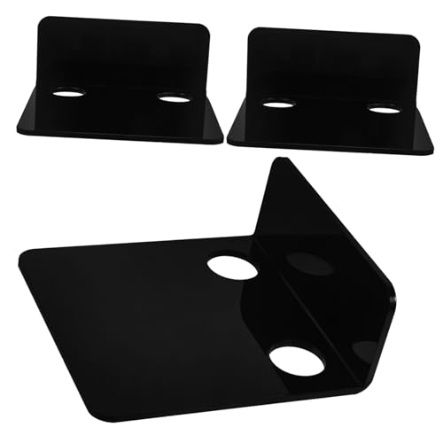 Milisten 3 Stück schwebendes Wandregal büroradio bürolocher Space Saver Wandhalterung Monitor Wandregal für Schlafzimmer montieren Gestell kleines Regal für die Wand Acryl-Router-Rack Black Milisten 3 Stück schwebendes Wandregal büroradio bürolocher Space Saver Wandhalterung Monitor Wandregal für Schlafzimmer montieren Gestell kleines Regal für die Wand Acryl-Router-Rack Black von Milisten