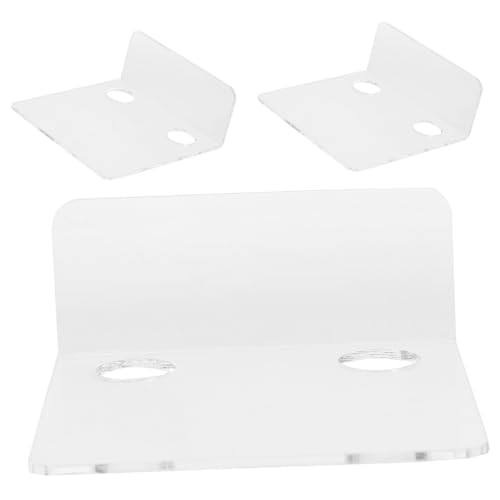 Milisten 3 Stück schwebendes Wandregal kleines schwarzes Regal hängend Regale für die Wand Mini-Regal büroradio bürolocher Router-Wandhalterung Monitor-Aufbewahrungshalter Acryl Transparent Milisten 3 Stück schwebendes Wandregal kleines schwarzes Regal hängend Regale für die Wand Mini-Regal büroradio bürolocher Router-Wandhalterung Monitor-Aufbewahrungshalter Acryl Transparent von Milisten