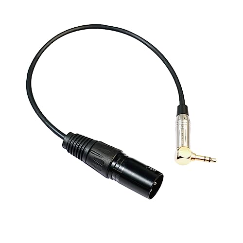 Milisten 90Grad Xlr Adapter Stecker Audio Kabel Männlich zu Weiblich für Mikrofone Smartphones und Audioplayer Langlebig mit Beschichtung und Vergoldeten Milisten 90Grad Xlr Adapter Stecker Audio Kabel Männlich zu Weiblich für Mikrofone Smartphones und Audioplayer Langlebig mit Beschichtung und Vergoldeten von Milisten
