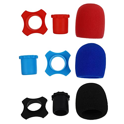Milisten 9st Mikrofonschutzset Handmikrofon Windschutz Schaumstoffabdeckung Für Tragbare Mikrofone Windschutzscheibenabdeckung Mikrofonring Anti-mikrofon-Ring Pop-Schild Batterie Silikon Milisten 9st Mikrofonschutzset Handmikrofon Windschutz Schaumstoffabdeckung Für Tragbare Mikrofone Windschutzscheibenabdeckung Mikrofonring Anti-mikrofon-Ring Pop-Schild Batterie Silikon von Milisten
