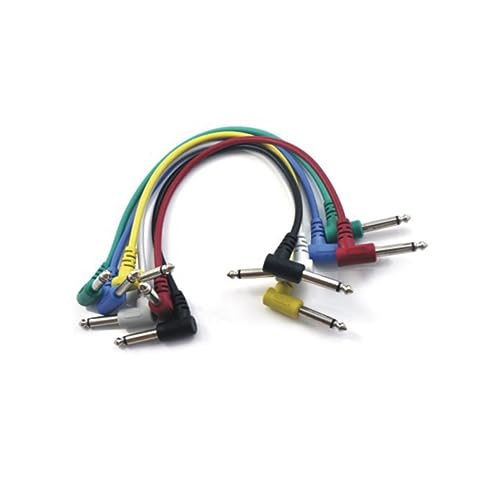 Milisten Geräuscharmes Gitarrenkabel Kurzes Audiokabel für Effektpedale Hochwertige für Elektrische Gitarre und Bass Signalübertragung Milisten Geräuscharmes Gitarrenkabel Kurzes Audiokabel für Effektpedale Hochwertige für Elektrische Gitarre und Bass Signalübertragung von Milisten